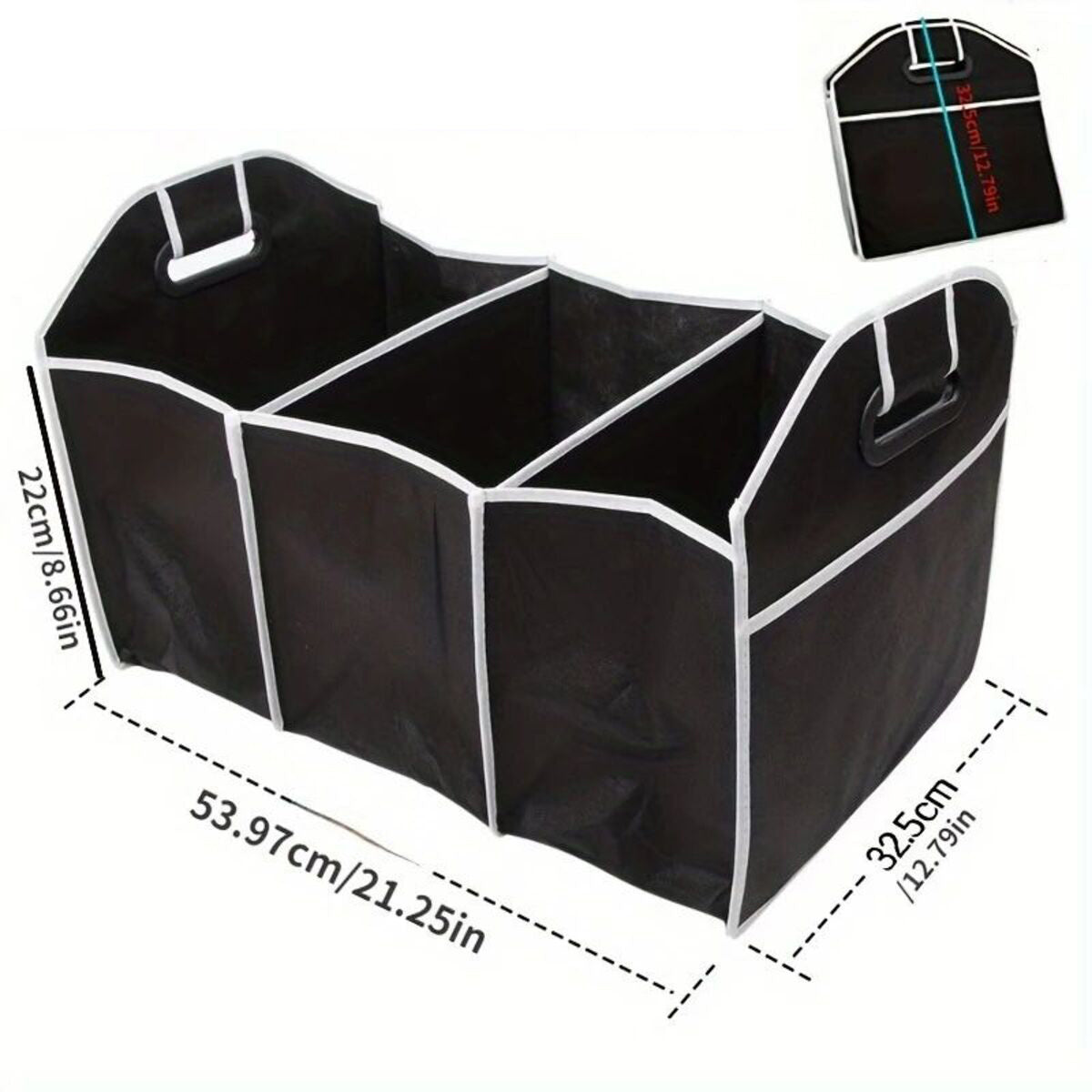 Organiseur de coffre de voiture - Grande capacité et design pliable