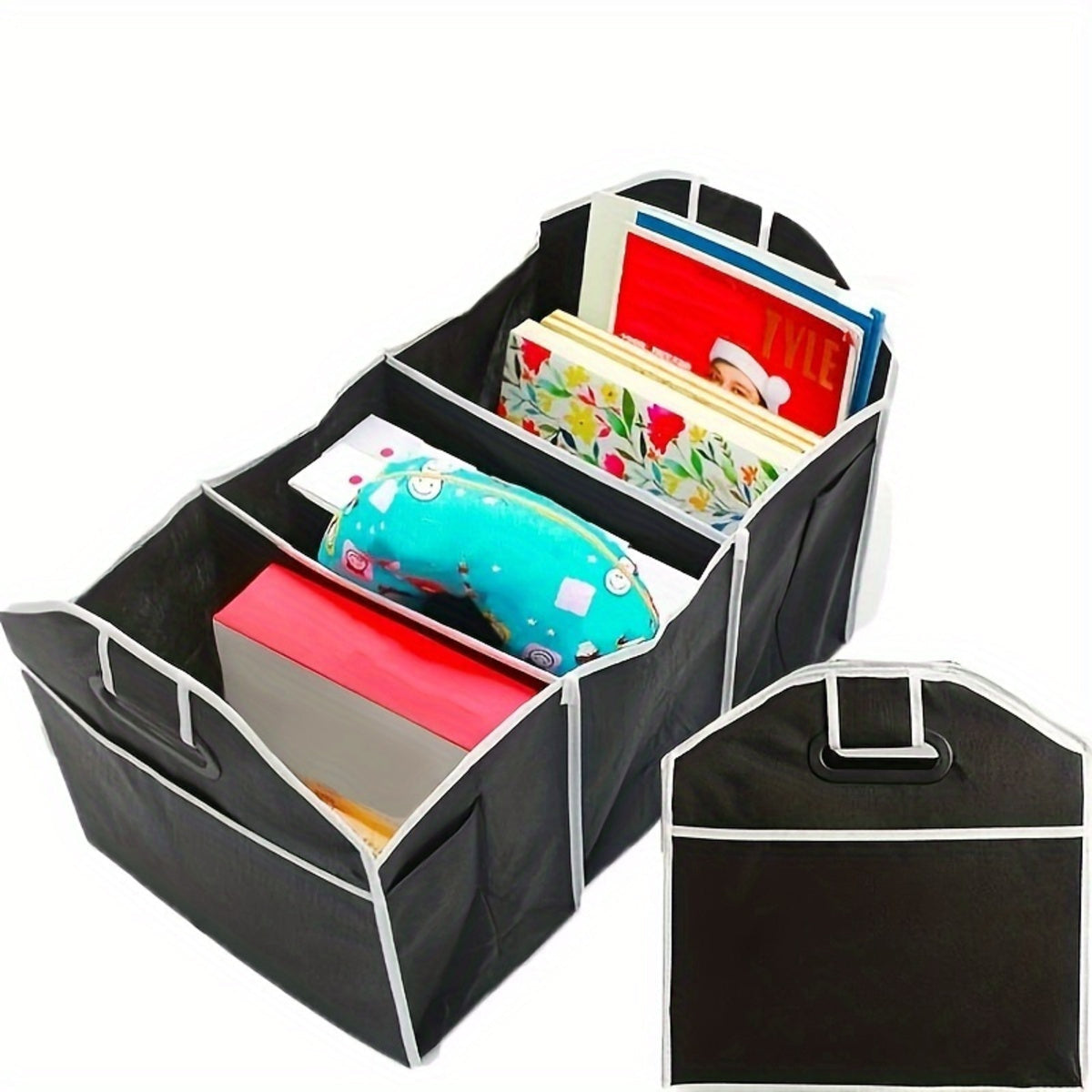 Organiseur de coffre de voiture - Grande capacité et design pliable