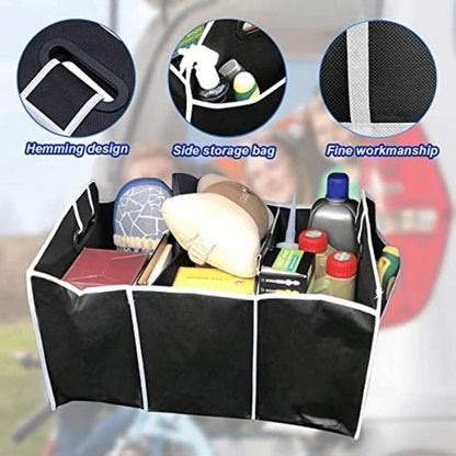 Organiseur de coffre de voiture - Grande capacité et design pliable